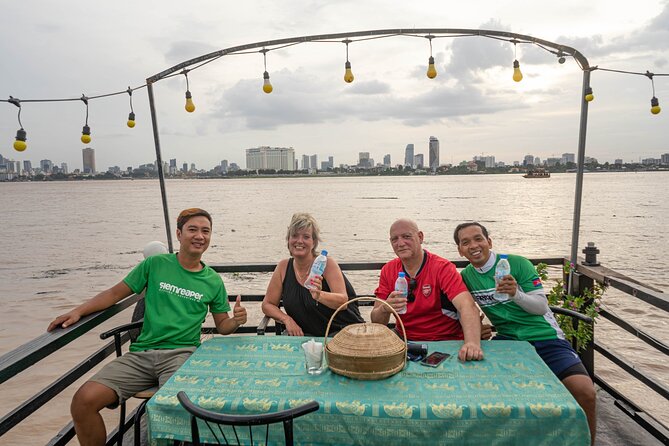 Phnom Penh Bike & Boat Sunset Tour / E-Bike Available - Riding through Koh Oknha Tei