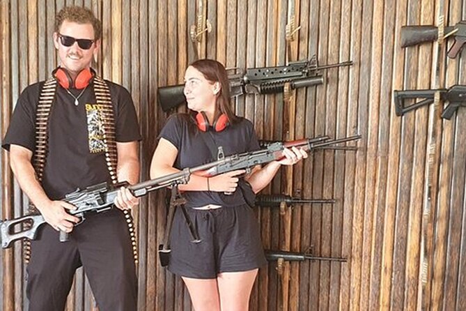 Phnom Penh Outdoor Shooting Range - Leaving Phnom Penh for the Mountain Range