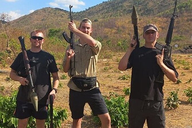 Phnom Penh Outdoor Shooting Range - Choosing Between a Glock, AK-47, and RPG