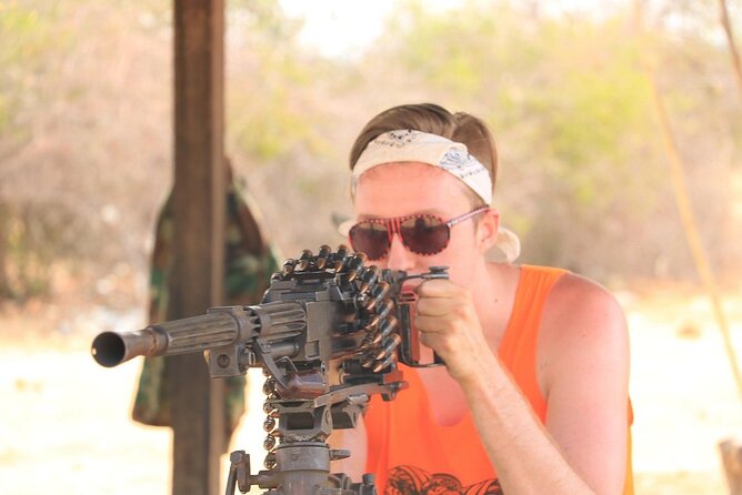 Phnom Penh Shooting Range Experience - Safety briefing, protective gear, and close instruction
