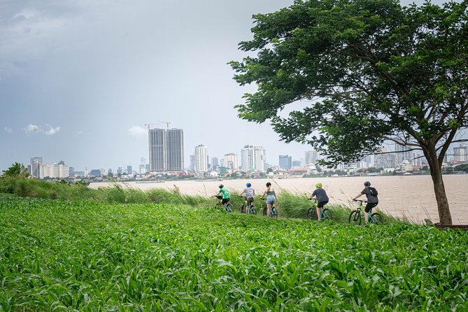 Phnom Penh Silk Island Bike Tour/ E-Bike or Tuk Tuk - Tofu skin, temples, and the stops between