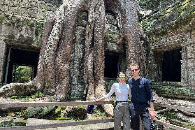 Private Angkor Wat Sunrise Tour with Lunch Included - Bayon’s smiling stone faces