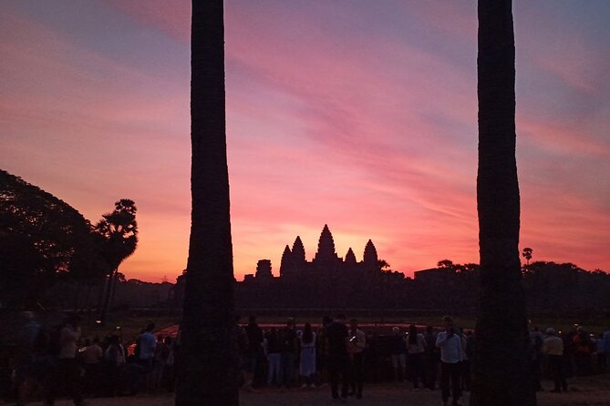 Private One Day Tour with Sunrise at Angkor Wat - Angkor Thom South Gate and the road into Bayon