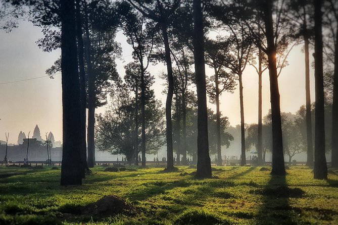 Private sunrise tour to Angkor Wat & other highlights with Professional Guide. - Bayon’s stone faces