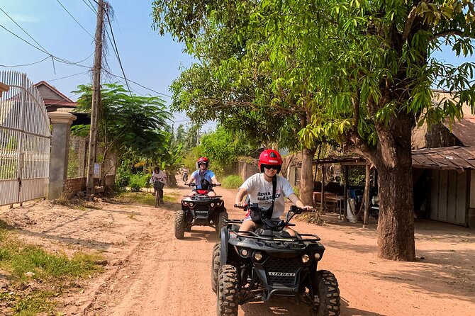 Quad Bike Ride Explore Local Villages - Riding past Khmer villages and rice paddies