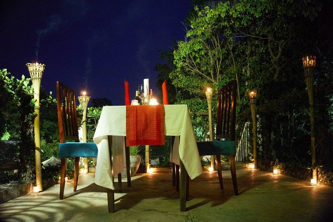Rooftop Romantic Dinner - 4 Courses Set Meal & Wine - Starting with poolside drinks and canapés