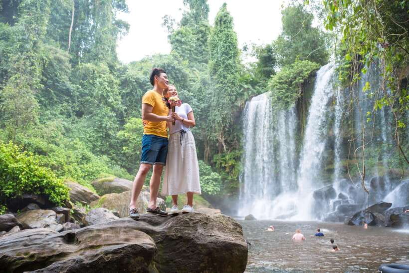 Shared tour: Kulen Mountain & Waterfalls - Small group - The Reclining Buddha on the Hilltop