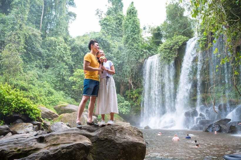 Shared tour: Kulen Mountain & Waterfalls - Small group - Palm Sugar and Siem Reap’s Local Market
