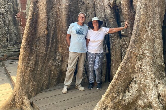 Siem Reap: 1 Day Angkor Wat + Sunrise Private Tour with Tuk-Tuk - Ta Prohm offers the famous tree-covered ruins