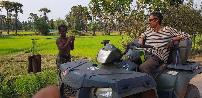 Siem Reap: 4-Hour Countryside Quad Bike Tour - Leaving town for paddy fields and village roads