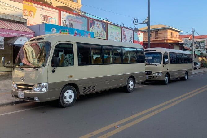 Siem Reap Angkor Airport to Siem Reap City by Shuttle Bus - A calm start at Siem Reap Angkor International Airport
