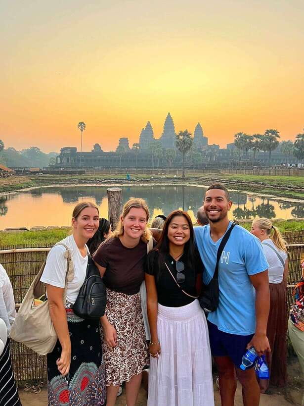 Siem Reap: Angkor Wat Sunrise and Full-Day Sightseeing Tour - The South Gate causeway and its stone guardians