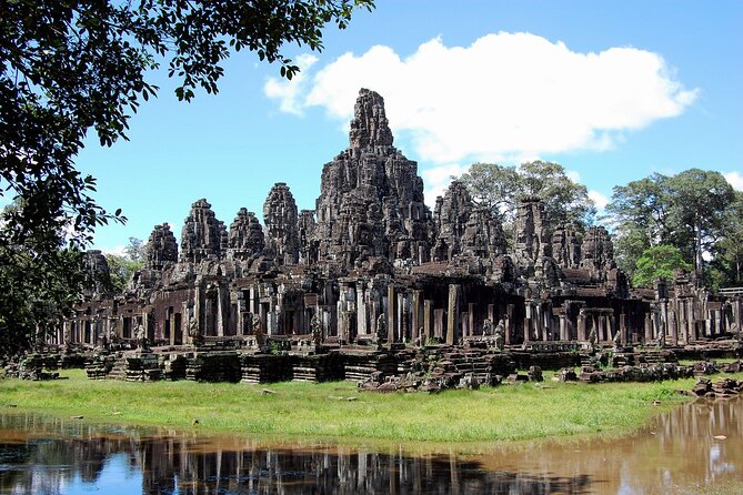 Siem Reap Angkor Wat Sunrise or Sunset Explore The Temples +Guide - Bayon’s stone faces at the heart of Angkor Thom