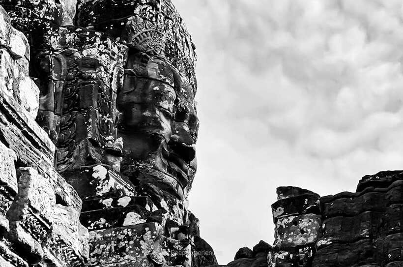 Siem Reap: Angkor Wat Sunrise or Sunset Guided Tour - The Southern Gate and Bayon’s stone faces