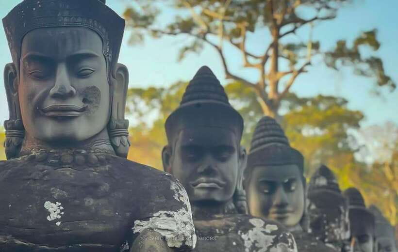 Siem Reap: Angkor Wat Sunrise or Sunset Guided Tour - Ta Prohm: jungle roots and a well-earned break
