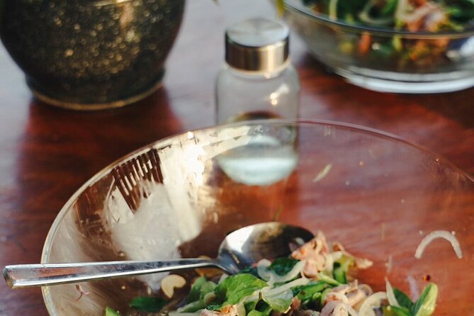 Siem Reap Cooking Class - Learning in a garden pavilion with Chef Dee