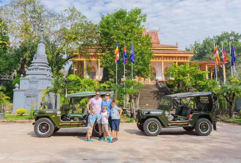 Siem Reap: Countryside Jeep Tour / SUV Car Available - Svay Romiet Pagoda and a Buddhist blessing
