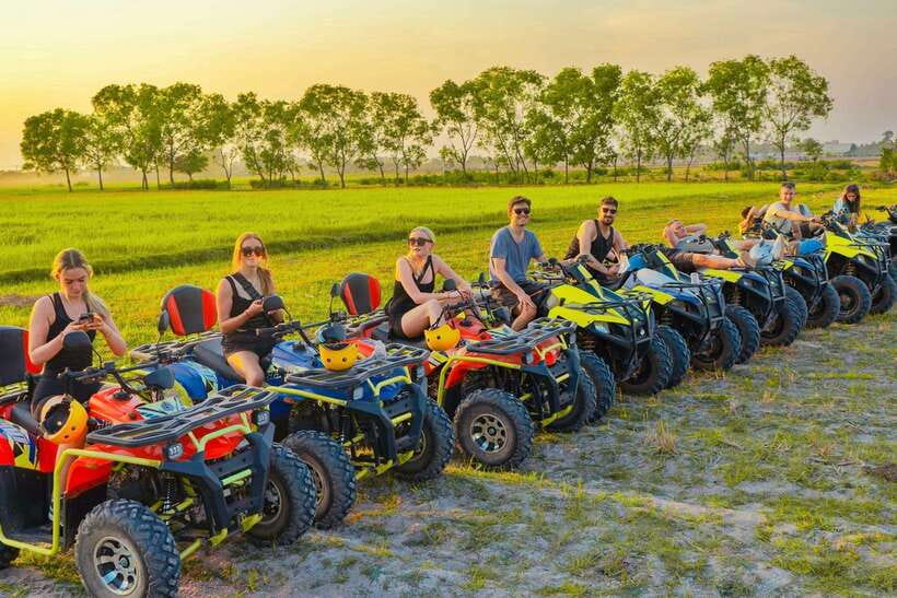 Siem Reap: Countryside Khmer village Tour by Quad Bike & ATV - Passing homes, farms, and working rice paddies