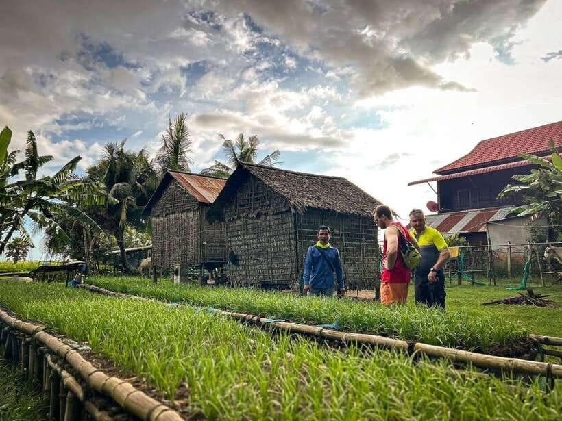 Siem Reap: Countryside Khmer village Tour by Quad Bike & ATV - Leaving Siem Reap by tuk-tuk