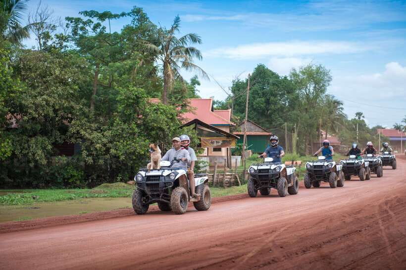Siem Reap: Countryside Quad Bike Sunset Adventure - One hour through villages and rice fields