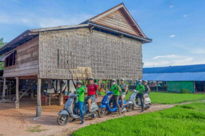 Siem Reap Countryside Sunset Vespa Tour or Tuk Tuk