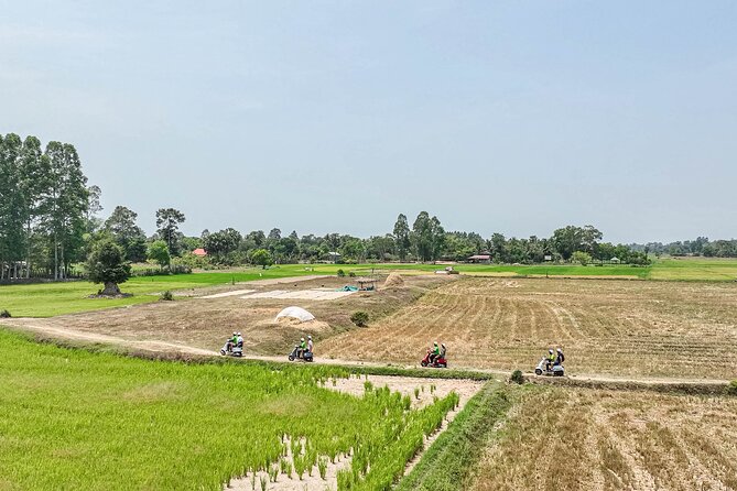 Siem Reap: Countryside Vespa Tour / Tuk Tuk Available - Leaving Siem Reap by Vintage Vespa