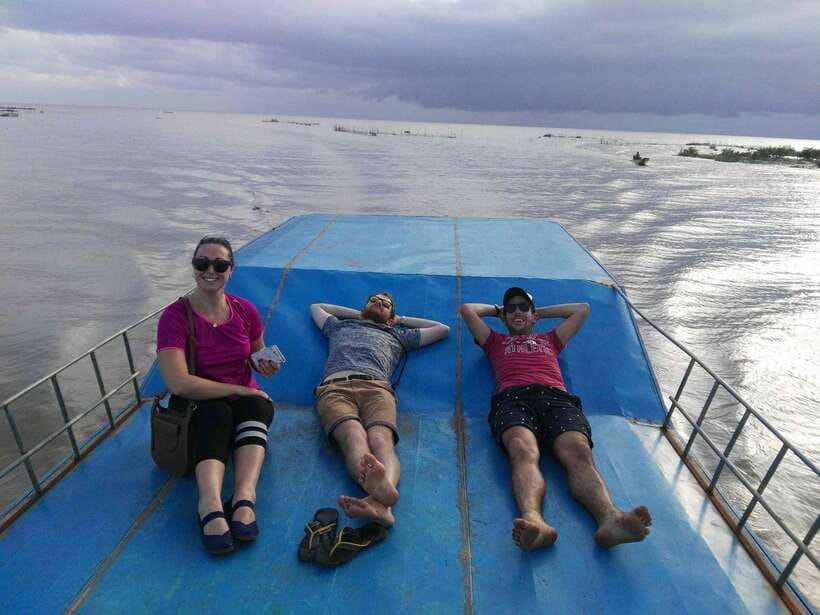 Siem Reap Floating Village Tour, Kompong Phluk Tour - The restaurant and bamboo bar stop