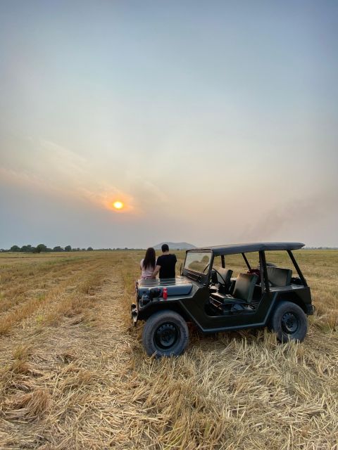 Siem Reap: Guided Countryside Sunset Tour by Jeep - Forty-five minutes in the rice paddies