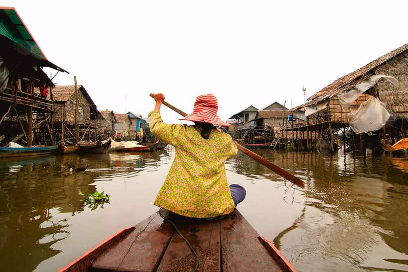 Siem Reap: Half-Day Kampong Phluk with Sunset, Boat & Guide - The 40-minute ride through the countryside
