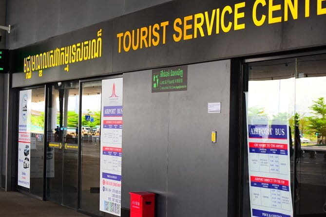 Siem Reap International Airport Shared Shuttle Bus Transfer - The airport to town ride