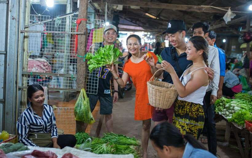 Siem Reap: Khmer Cooking Class at a Local's Home - Sitting down to eat the four-course result