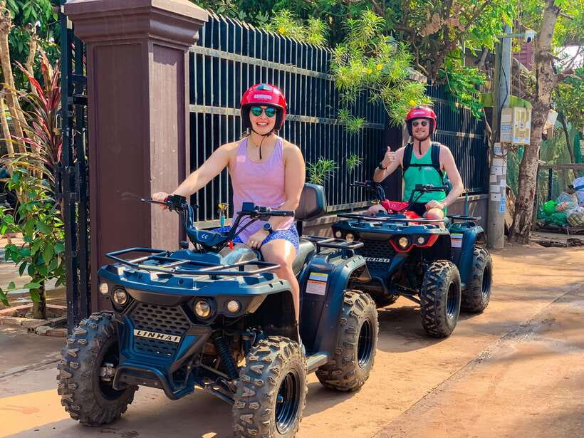 Siem Reap: Khmer Village and Fish Farm ATV Tour - Dust, rain, and the practical side of ATV riding