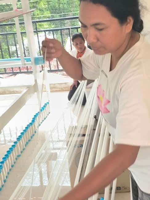 Siem Reap: Lotus Silk Farm- Tour, Lake & Masterclass - Six workshops, six take-home reminders