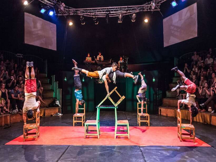 Siem Reap: Phare, Cambodian Circus with Tuk-Tuk Transfers - Arriving at the forest-like circus venue