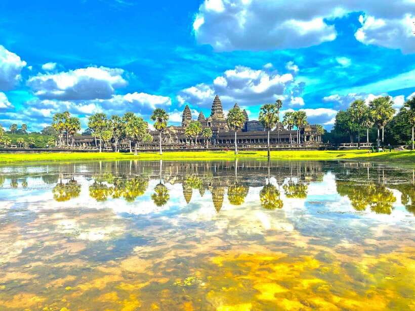 Siem Reap: Private Angkor Wat & Bakheng Mountain Sunset Tour - The 2 PM hotel pickup and ride to Angkor