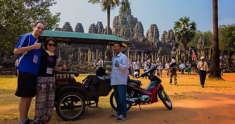 Siem Reap : Private Tuk-Tuk Tour of the Magnificent Temples. - The Terrace of the Elephants and royal ceremony