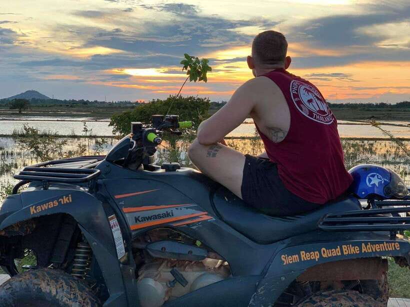 Siem Reap Quad Bike Countryside Tour - Following red dirt roads into village country
