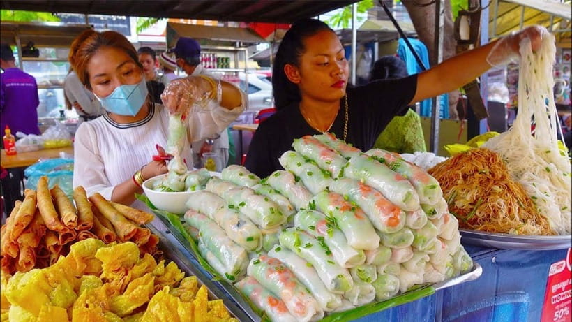Siem Reap Street Foods Tour by Tuk Tuk with Personal Guide - A longer market visit at Phsar Leu Thom Tmey