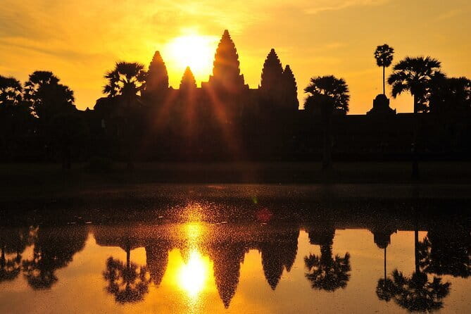 Siem Reap Sunrise Private Tour - Angkor Thom’s South Gate and the smiling faces of Bayon