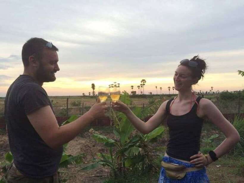 Small Group Countryside Sunset Bike Tours - Hotel pickup and the peaceful temple opening