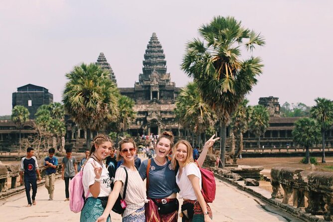 Sun Rise at Angkor Wat Small Group Day Tour from Siem Reap - Entering Angkor Thom through the South Gate