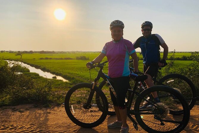 Sunset at Countryside - Fields, village roads, and a slower view of Cambodia
