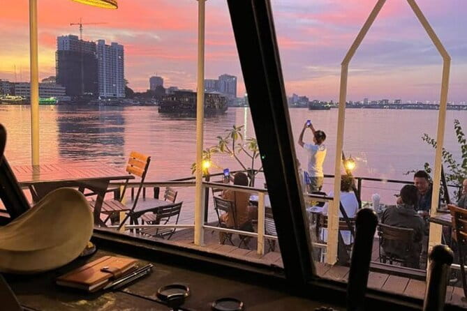 Sunset Cruise on the Mekong with Kanika Boat - Inside the all-wood catamaran