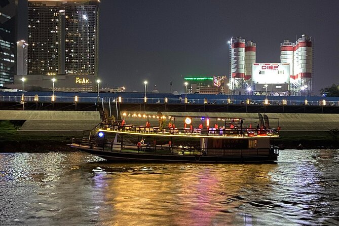 Sunset Cruise-Unlimited Beers-Sodas-BBQ buffet-Fruit platter - Boarding beside the Mekong
