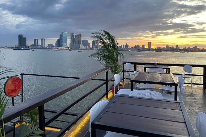 Sunset Cruise with free flow beer, soft drinks & fruit platter - Where the Tonlé Sap meets the Mekong