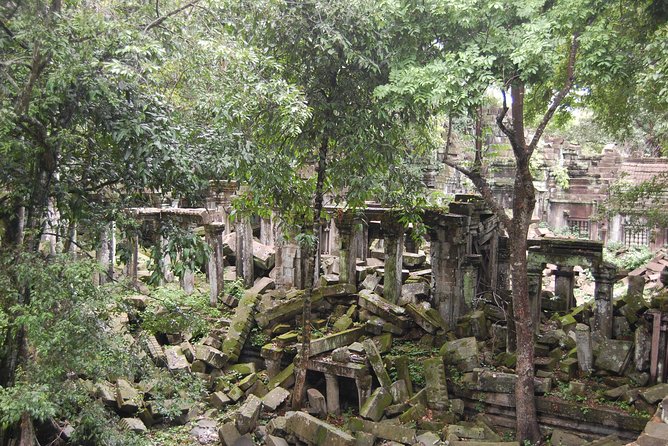 Two Days Angkor Wat Park-Beng Mealea and Kampong Phluk Village - Angkor Thom, from the South Gate to royal ruins